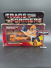 1985 G1 Transformers Grapple Autobot Agent With Box