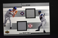 Nolan Ryan Pedro Martinez 2002 Upper Deck Combo Game-Used Jerseys Relics #CJ-RM