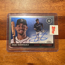 Topps Chrome Julio Rodríguez Seattle Mariners #44 Certified Auto Autograph Issue