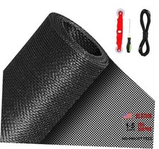 QWR Pet Proof Window Screen Replacement Kit, 39"x118" Durable High Hardness