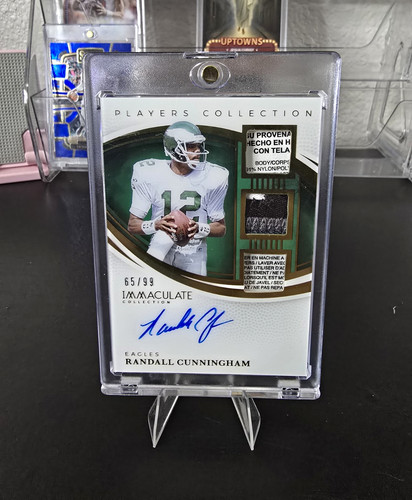Panini 2025 Immaculate Randall Cunningham Auto Patch /99 #IPCA-RCM