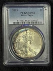 2013 Toned American Silver Eagle Graded PCGS MS66