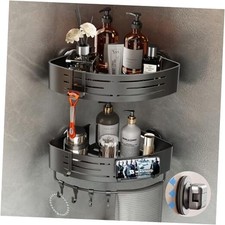 Corner Shower Caddy Suction Cup, 2 Pack Suction Cup-Corners Gray 2 Pack 