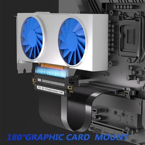 PCIE 4.0 16X-VerläNgerungskabel Hochgeschwindigkeits-GPU-Riser-Kabel mit PC1913 - Bild 4 von 10
