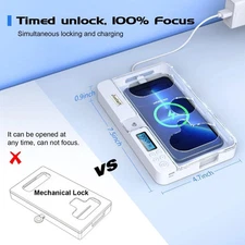 Portable Phone Lock Box, Jostart Phone Timer Lock Box for iphone