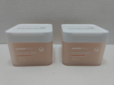 Lot of 2 WONDERDERM Even Skin Tone Facial Serum Pads with Niacinamide