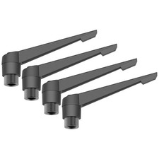 4 PCS Adjustable Clamping Lever Handles M6 Female Thread Knobs Quick Release