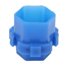 200PCS Color Tattoo Ink Cups Beehive Pigment Holder Container Cups Dark Blue