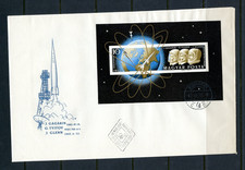 Hungary #C209 (H172) FDC Rockets in Orbit & 3 men