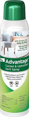 Bayer Elanco Advantage Carpet & Upholstery Spot Spray, 16oz Ticks Fleas Bedbugs+