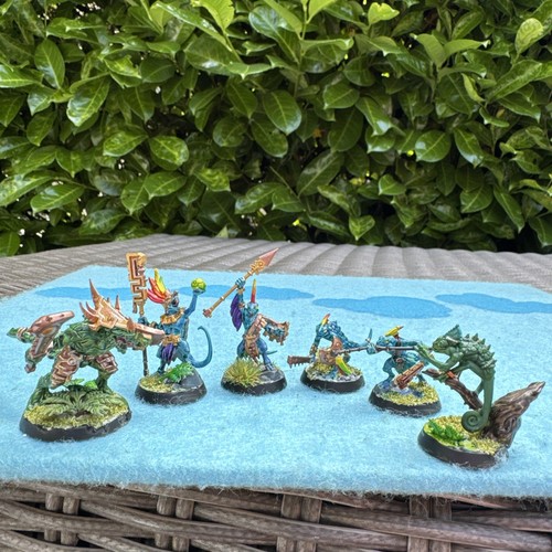 Starblood Stalkers Warhammer Seraphon well Painted OOP - Picture 17 of 17