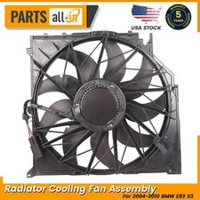 Radiator Cooling Fan Brushless Motor Assembly 400W For 2004-2010 BMW E83 X3