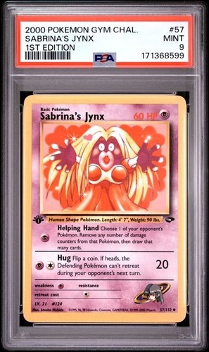 Sabrina's Jynx (1st Edition) graded PSA 9 for sale on eBay
