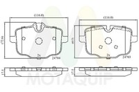 Bremsbelagsatz Scheibenbremse Motaquip LVXL1685 FüR BMW 5Er G30 F90 Touring F11