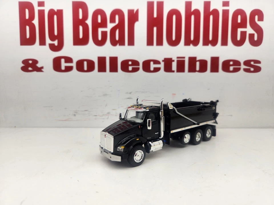 1/64 DCP  Black  Kenworth T880 Day Cab Rogue Dump With  Pusher Axle - Image 2 of 4