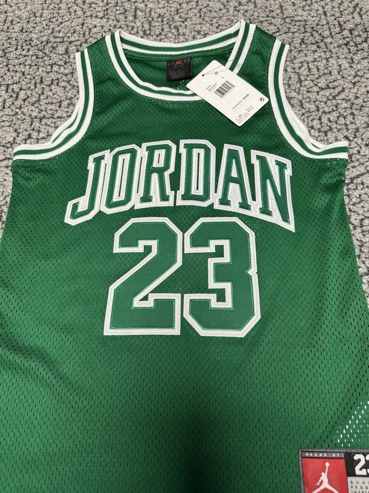 New With Tags Nike Air Jordan 23 Mesh Jersey Youth Size Small Lucky Green - Image 2 of 4