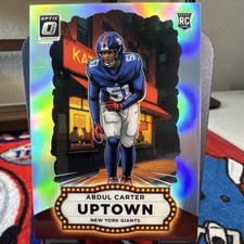 Panini Abdul Carter Rookie 2025 Donruss Optic Uptown Prizm Giants #1