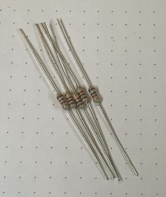 1 K Ohm, 5%, 250 mWatt, Metal Film Resistor, Unbranded, 5 Each