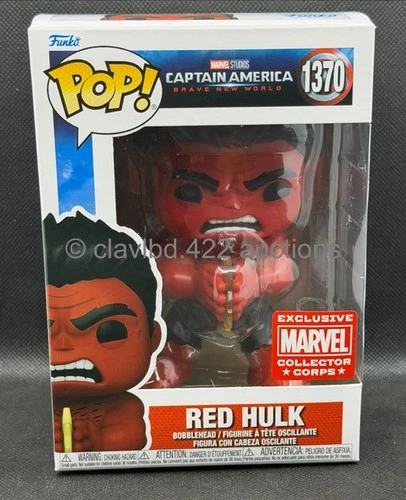Funko POP!  Captain America Brave New World: Red Hulk - Collector Corps 1370