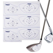 Golf Impact Tape Set Recorder Training Aids 12 For Wood, Irons Get Hitting Point