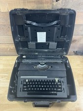 Vintage Black Sears Corrector Electric Typewriter With Black Hard case  thumbnail