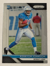 2018 Panini Prizm Rookie Card #217 Kerryon Johnson Detroit Lions. rookie card picture