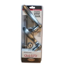 LARSON 20297817 QuickFit Locksets Brushed Nickel NEW SEALED