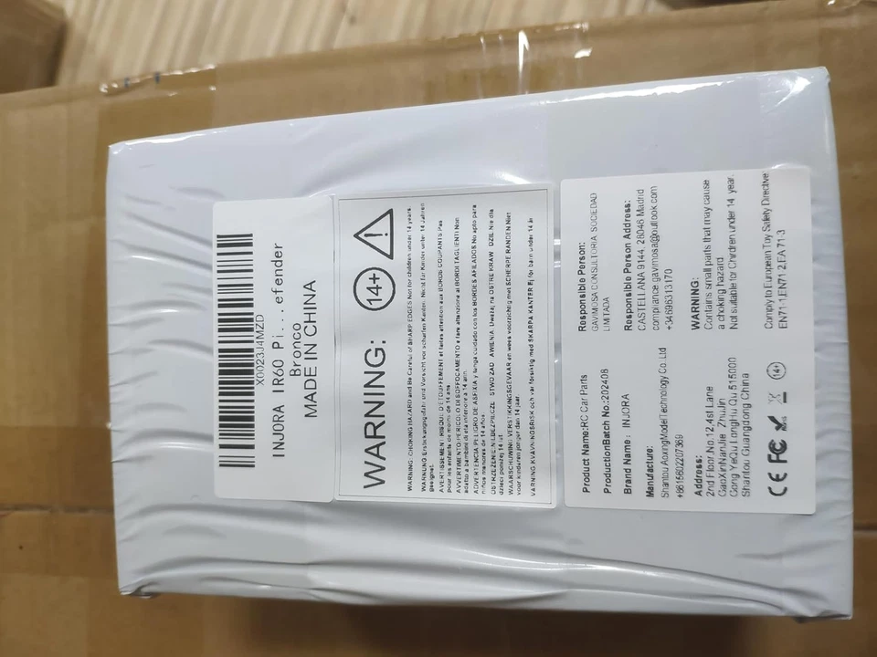 INJORA IR60 Pickup Hard Body Shell with Bed Rack for 1/18 RC Crawler TRX4M Defen - Image 4 of 4