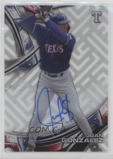 2016 Topps High Tek Auto Juan Gonzalez #HT-JG Auto 1t3