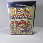 Paper Mario The Thousand-Year Door GameCube Authentic Black Complete CIB Tested