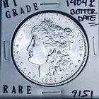 1904 P MORGAN SILVER DOLLAR HI GRADE GENUINE U.S. MINT RARE COIN 9151