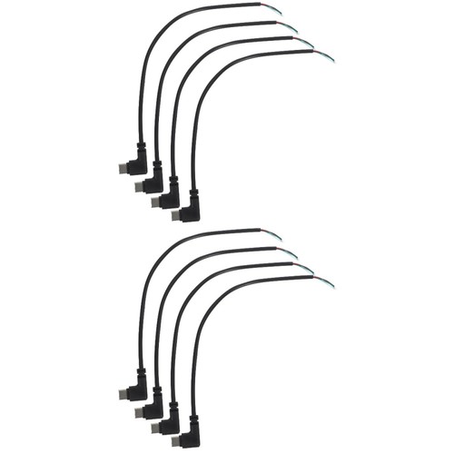 Set of 2 USB Data Cable Extender Short Extension Right Angle Plug - 第 8/12 張圖片