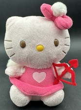 Ty Beanie Baby Hello Kitty with Bow & Arrow Valentine's Day Cupid 2011 Soft Pink