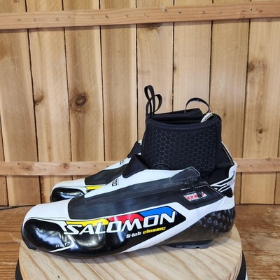 Salomon S-Lab Classic RS17 Cross Country Ski Boots Mens 14.5 Carbon Fiber Black