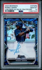 2023 BOWMAN CHROME PROSPECT AUTOGRAPHS #CPARS RONNY SIMON CHR PROS /150
