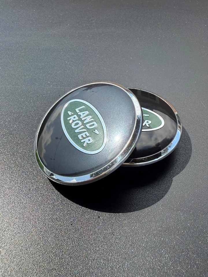 Tapacubos centrales de rueda Range Rover 4 X NEGRO 63 mm HSE Land Rover Foto 4 de 4