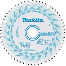 Makita A-64369 Sharkskin Premium White Saw Blade 165mm 55T Circular Wood Japan