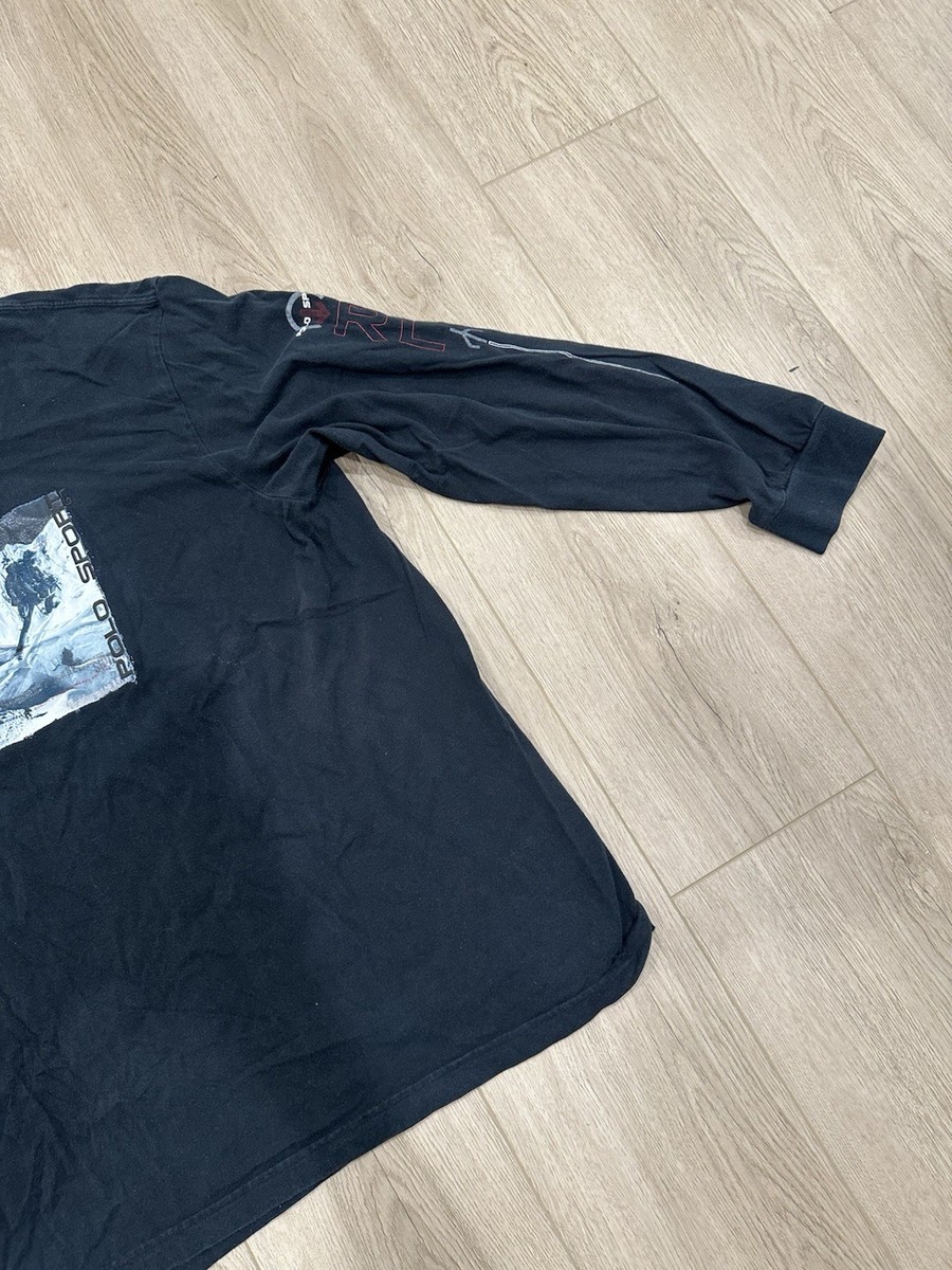VTG POLO SPORT SPORTSMAN RALPH LAUREN SKI 92 93 T SHIRT MEN'S 2XL