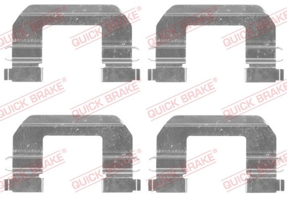 1X Quick Brake 109-1825 ZubehöRsatz Scheibenbremsbelag FüR Hyundai-image