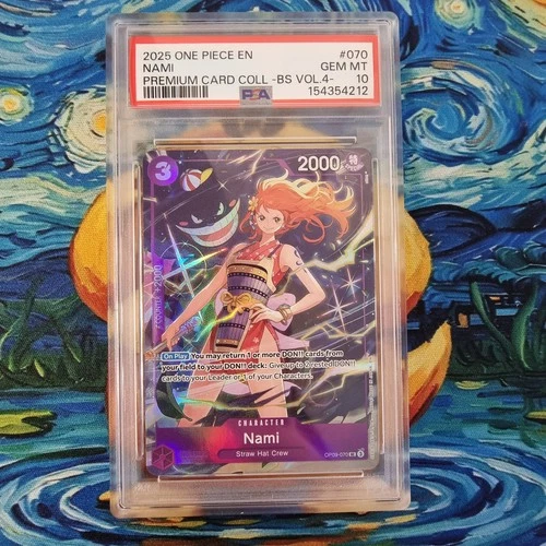 Nami PSA 10 Graded Premium Card Collection Op09-070 English One Piece Card