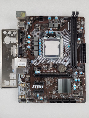 MSI H110M PRO-VD DDR4*2 32GB LGA1151 DVI-D VGA Micro-ATX Ｍotherboard