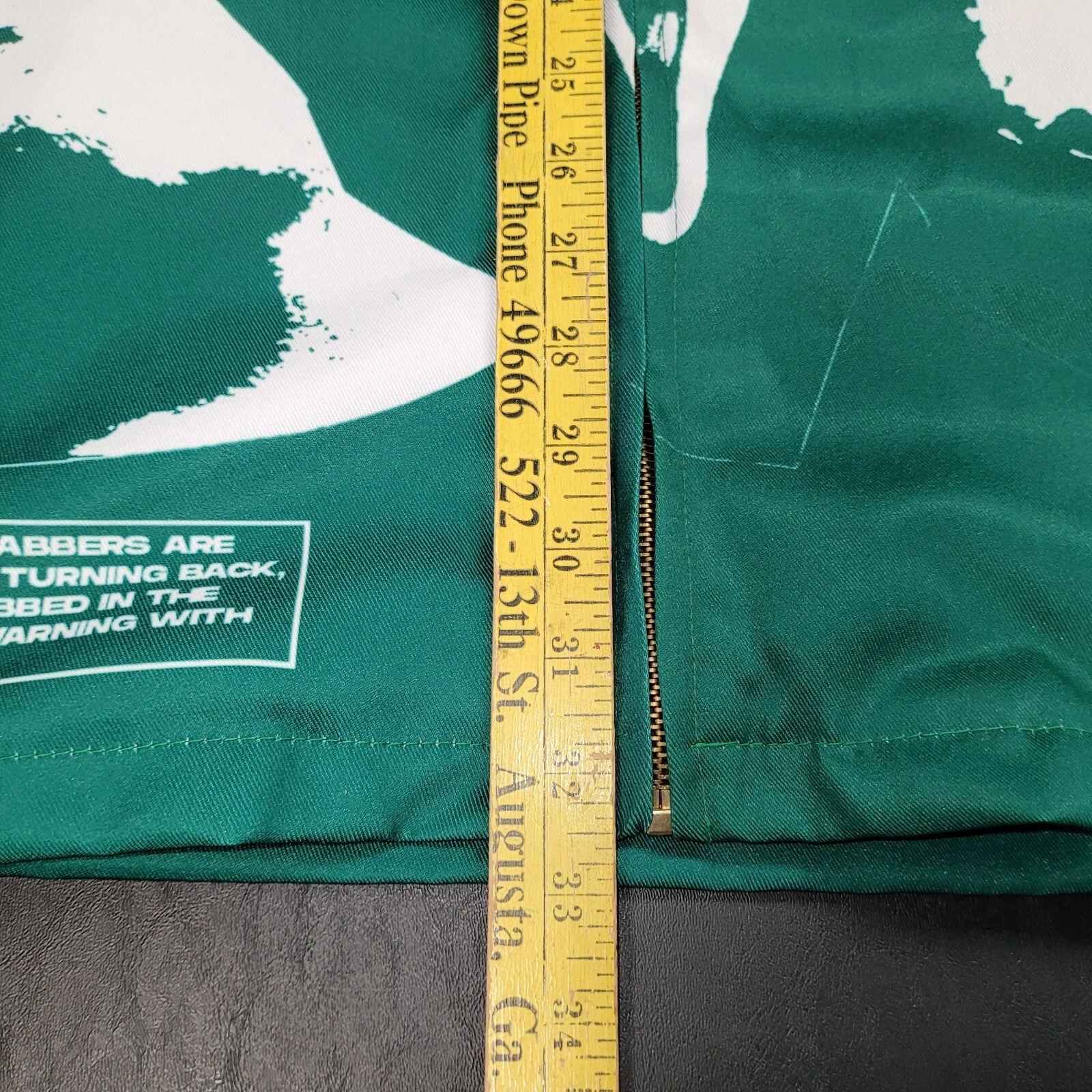 Culture Vulture Backstabbers Collection Green Jacket XL Ghostface Horror NWOT - product detail image 8