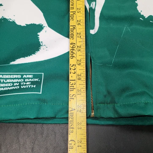 Culture Vulture Backstabbers Collection Green Jacket XL Ghostface Horror NWOT image 8
