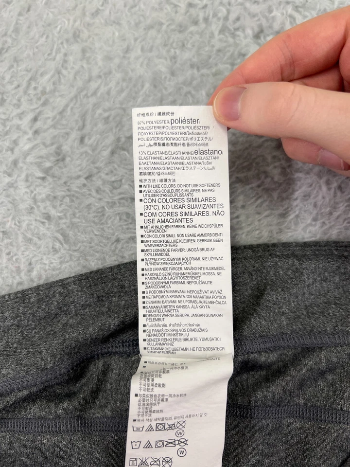 Under Armor Leggins Womens Medium Gray Crop Capri Athletic Polyester Blend Yoga - Image 4 of 4