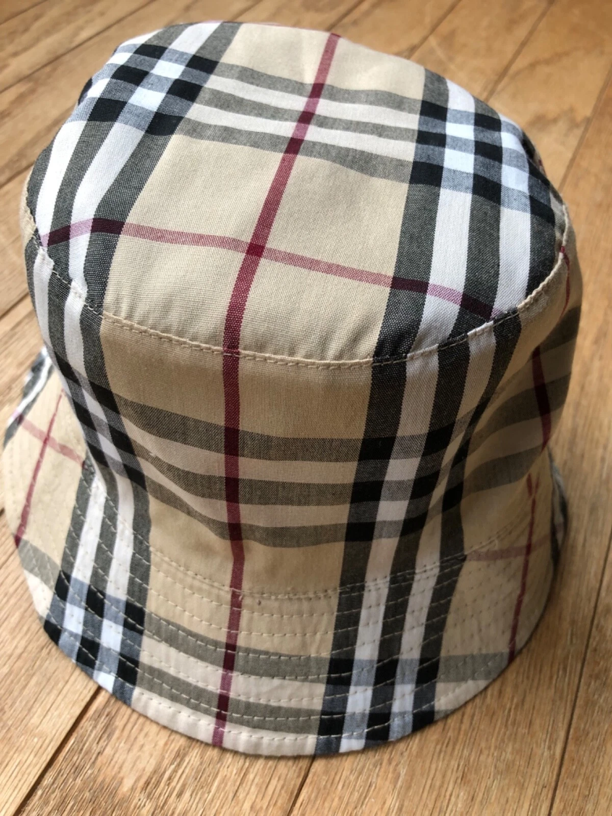 Reversible Bucket Hat, Denim & Nova Check - Excellent Quality