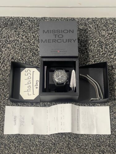 Swatch Omega Mission To Mercury MoonSwatch | EXTRA STRAP INCLUDED | Brand New