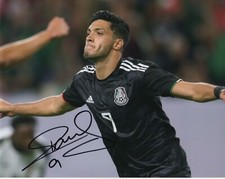 Team Mexico Raul Jimenez Autographed Signed 8x10 Photo COA 