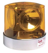 Grote 76203 Yellow Compact Four Sealed-Beam Roto-Beacon