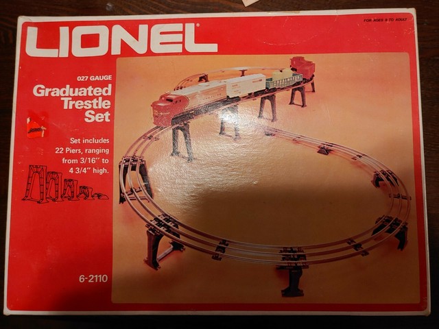 lionel fastrack graduated trestle set