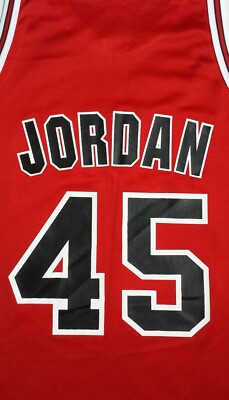 Vintage Chicago Bulls Michael Jordan Champion Jersey Size 40